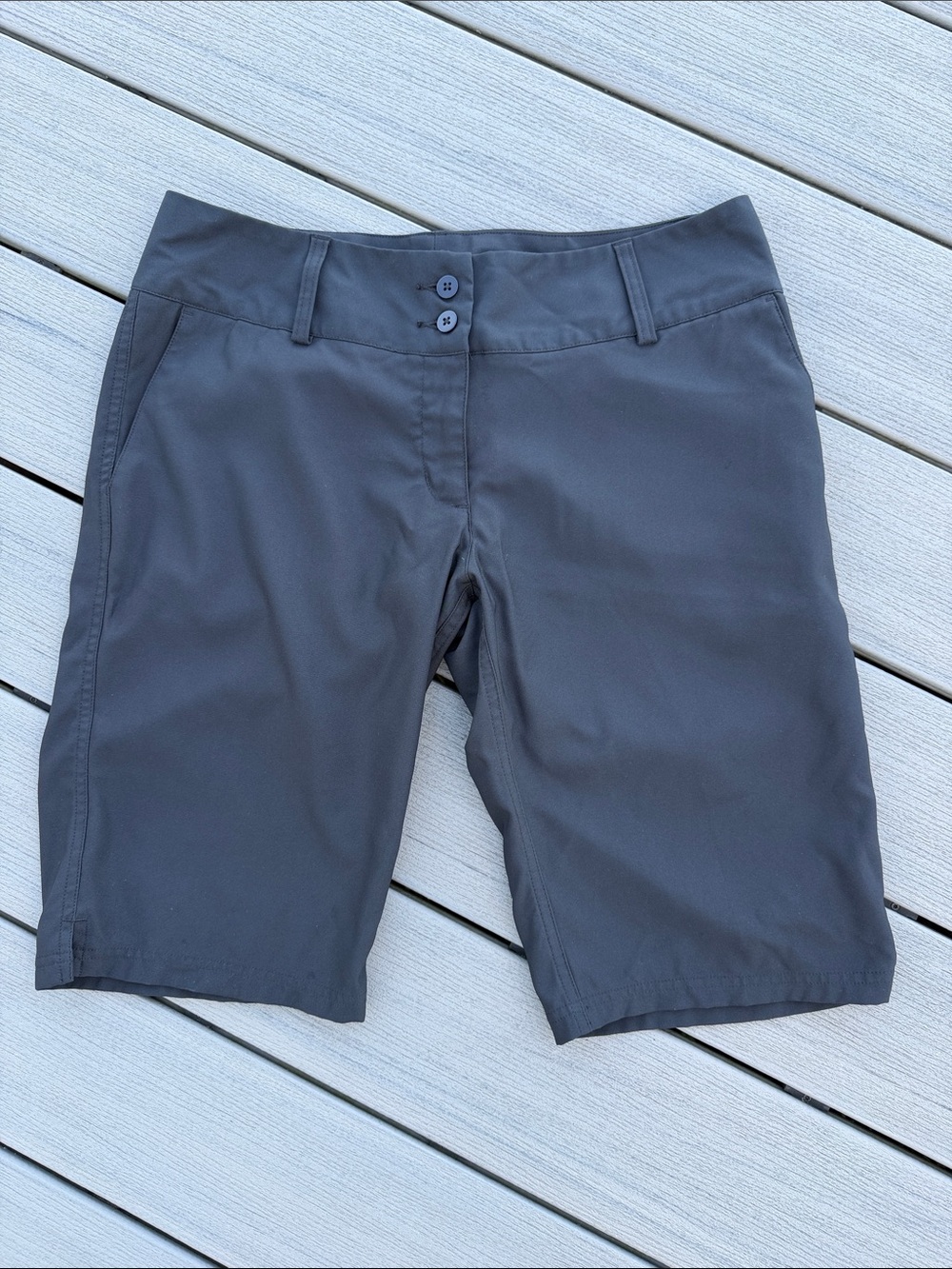 Adidas Women's Black Stretch Golf Bermuda Shorts